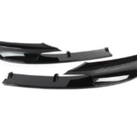 BMW F30 M Performance Ön Lip – 2 Parça Set (Parlak Siyah)
