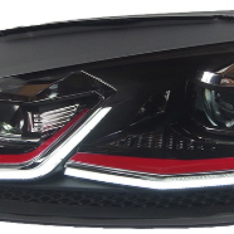 GOLF 7 UYUMLU 7,5 GTI DIZAYN FAR KIRMIZI