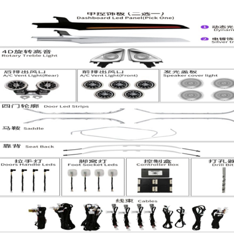 W205 7 parça ambiyans 