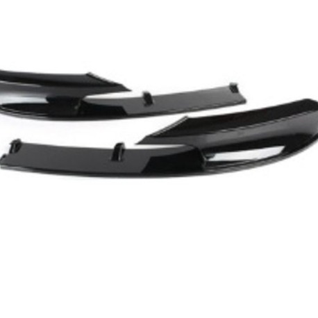 BMW F30 M PERFORMANCE Ön Lip – 2 Parça Set (Mat Siyah)