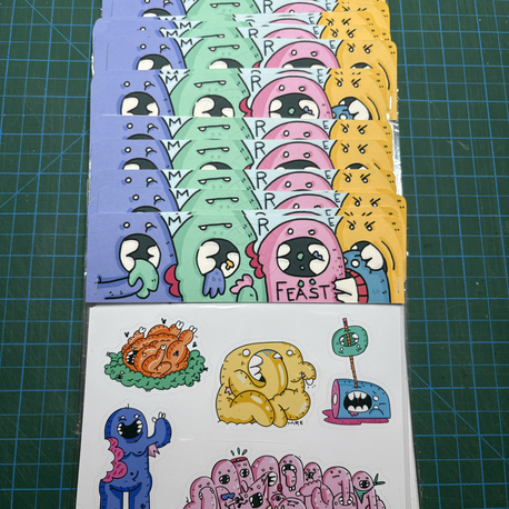 Feast sticker pack