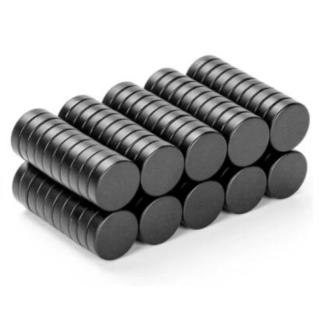 Kömür Mıknatıs 10x3 mm Yuvarlak 100 adet 