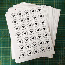 Handmade With love - siyah 