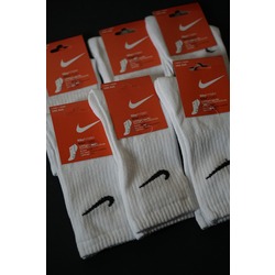 Nike 6'lı Beyaz Tenis Çorap