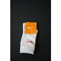 Nike Pembe Logolu Beyaz Tenis Çorap