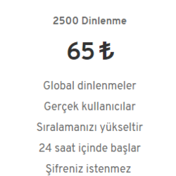 Spotify Premium Dinlenme - 2500 Dinlenme