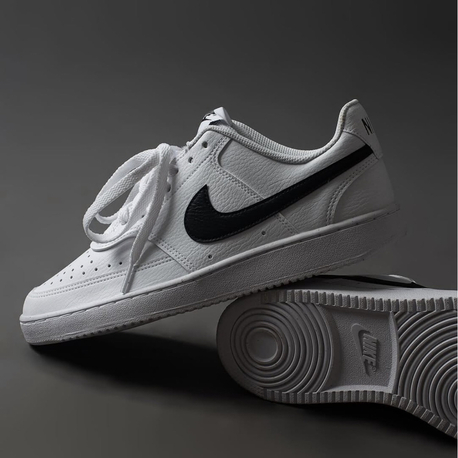 Nike Court Vision Lo Nn Beyaz Siyah Unisex Sneaker