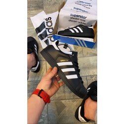 Adidas Superstar Black White