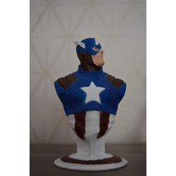 Kaptan Amerika Büstü 11CM