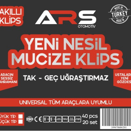 Büyük ve Küçük Tip 2 paket 80 pcs ( 40 set )