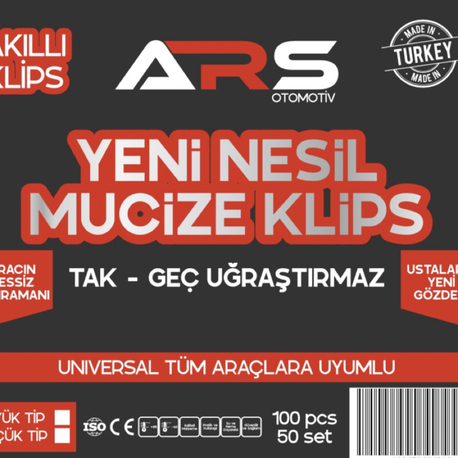 Büyük Tip 1 paket 100 pcs (50 set)
