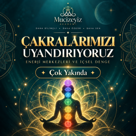 SATIN ALMAYINIZ - ÇOK YAKINDA - ÇAKRALARIMIZI VE LETAİFLERİMİZİ UYANDIRIYORUZ ATÖLYESİ