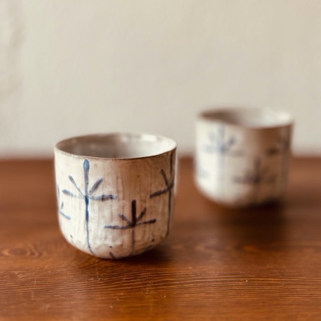 stoneware seramik floral II cup