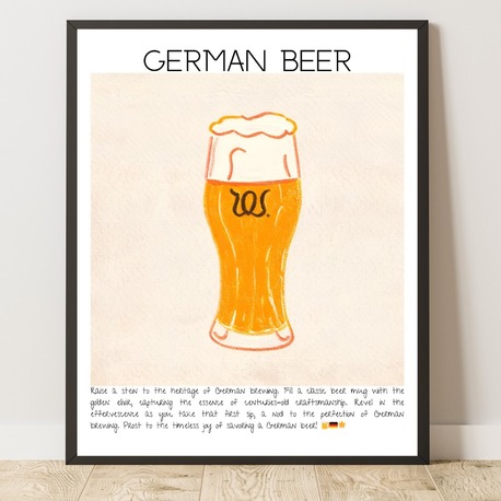 Beer Art Print Tasarım Poster No:6