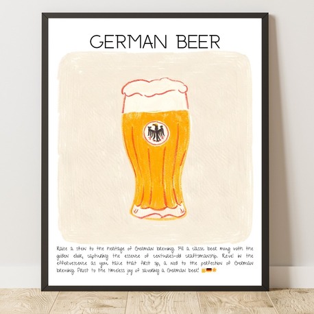 Beer Art Print Tasarım Poster No:7