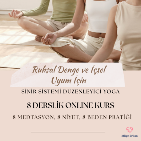 8 DERSLİK ONLINE KURS : SİNİR SİSTEMİ DÜZENLEYİCİ YOGA