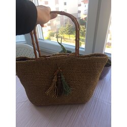 Örgü Plaj Çantası