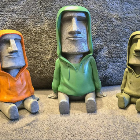 MOAİ HOODİE DEKOR 