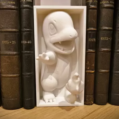 Charmander Kitaplık Standı