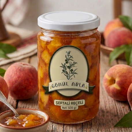 425cc(500gr) ŞEFTALİ REÇELİ