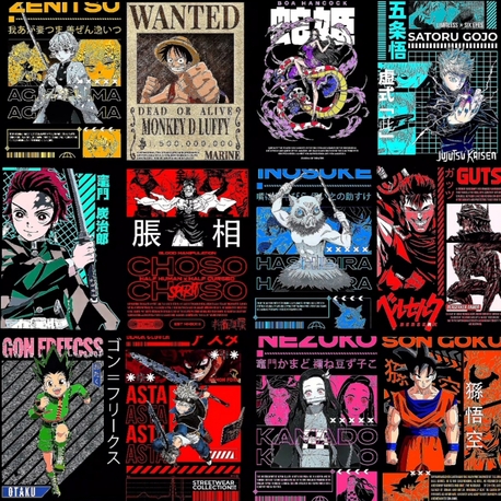 Anime StreetWear Koleksiyonu Paketi