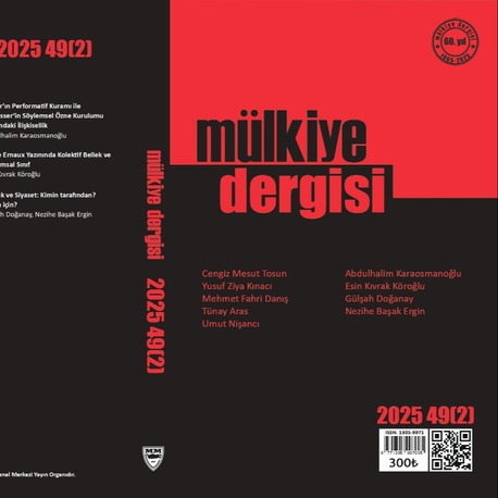 Mülkiye Dergisi  Cilt 49, Sayı 2 (2025)
