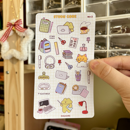 Study Core Sticker Sayfası 