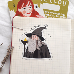 Yüzüklerin Efendisi 'Gandalf' Sticker