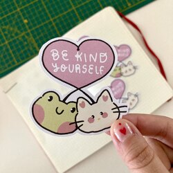 Be Kind Yourself Hologramlı Sticker