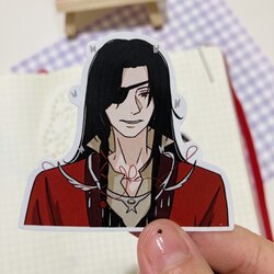 hua cheng hologramlı sticker (heaven official’s blessing)