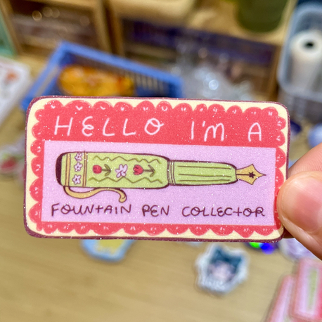Fountain Pen Collector Sticker 