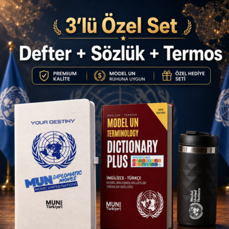 Defter + Sözlük + Termos 3’lü Set