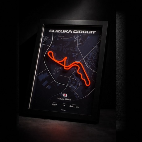 SUZUKA CIRCUIT 3D PİST TABLOSU