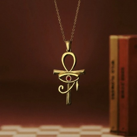 Ankh Garnet Kolye