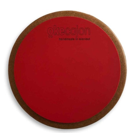 Okecajon 6 Inch Kırmızı Tek Taraflı Practice Pad / PR-6