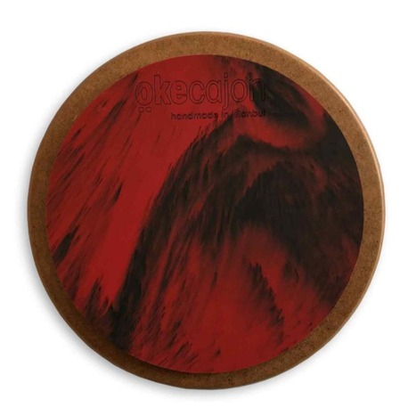 Okecajon 6 Inch Kırmızı-Siyah Tek Taraflı Practice Pad / PR-6