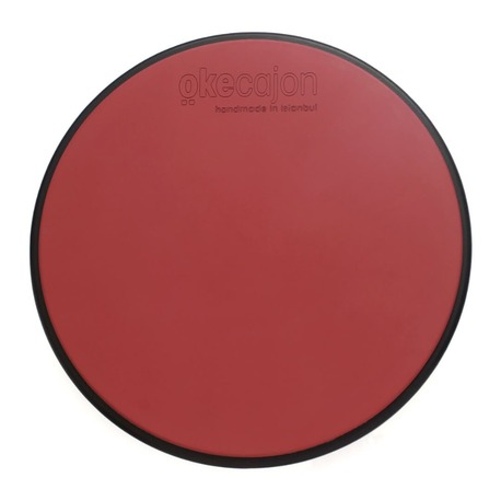 Okecajon 12 Inch Kırmızı Tek Taraflı Practice Pad / PR-12 