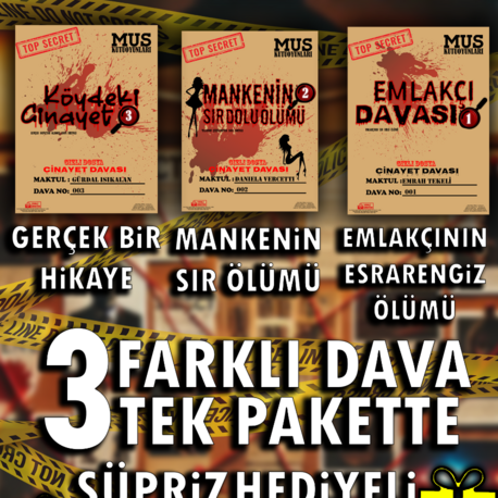 3 Farklı Cinayet Davası,Mankenin  Ölümü,Kayıp Mı? Cinayet Mi?,Emlakçıyı Kim Öldürdü?