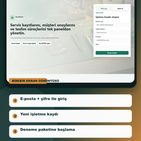 Teknik Servis Takip Sistemi