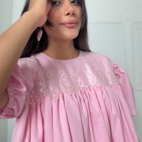 Nutla Pembe Elbise 