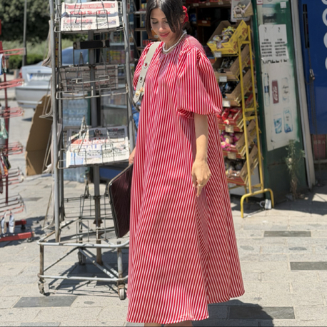 Çizgili Elbise 