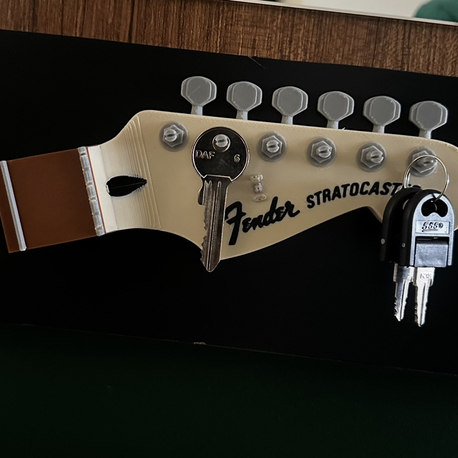 Gitar duvar anahtarlığı