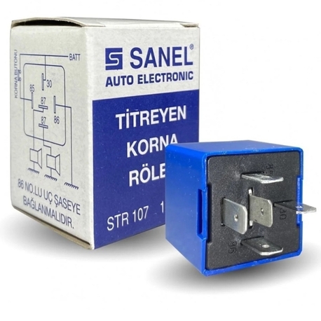 SANEL TİTREYEN KORNA ROLESİ 12V/30A