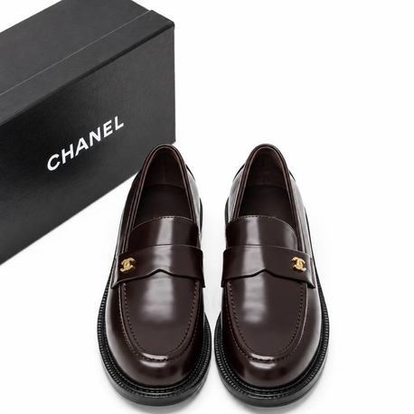 Chanel Kahve Deri Makosen