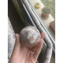 flower agate küre