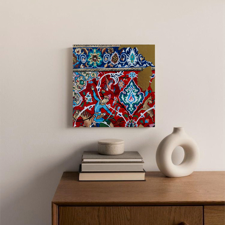 Alsev | yağlı boya Tablo | El Yapımı Duvar Dekoru | 20x20 cm