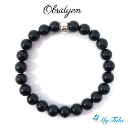 Obsidyen Bileklik 