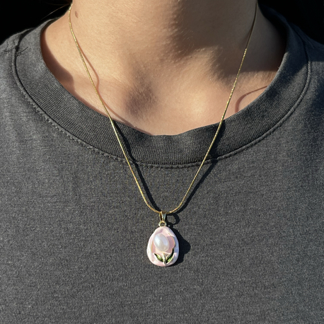 Blush Pearl Kolye