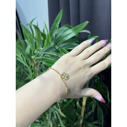 Gold Yonca Bileklik