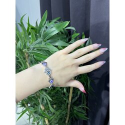 Gümüş Hamsa Bileklik